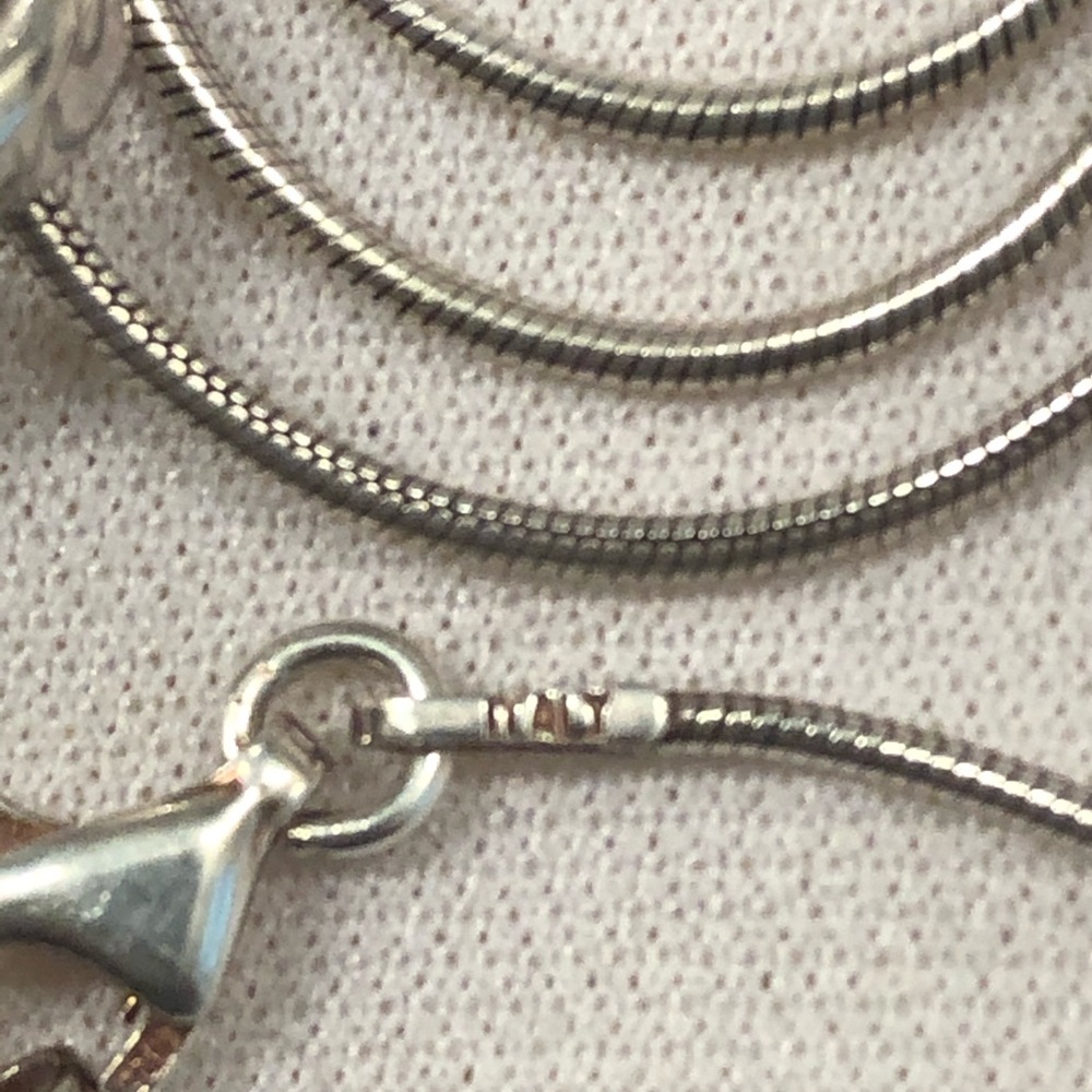 Italian 925 Silver Snake Chain Neklace 18”